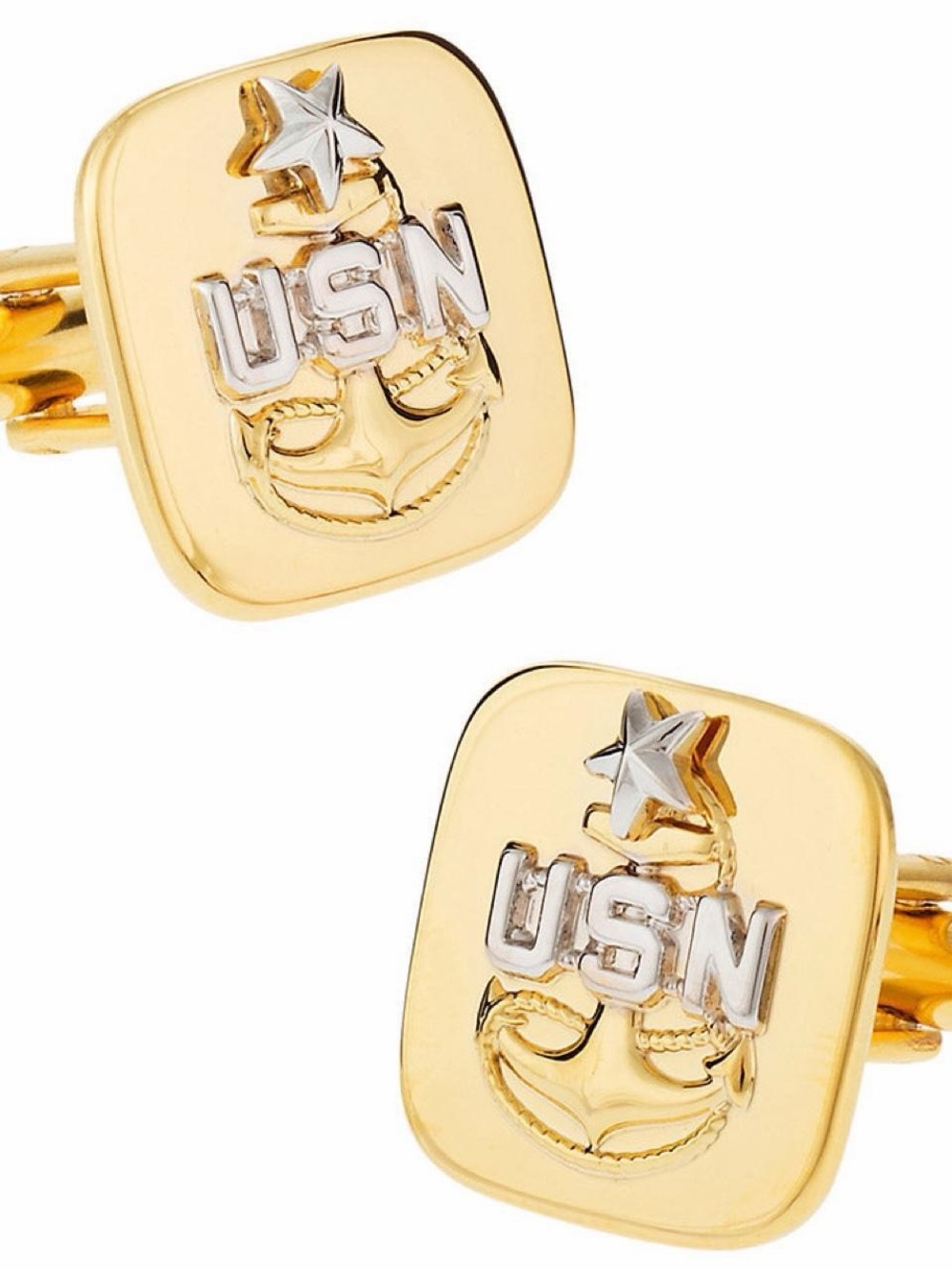 Cuff-Daddy US Navy Cufflinks E8 Senior Chief Petty Officer